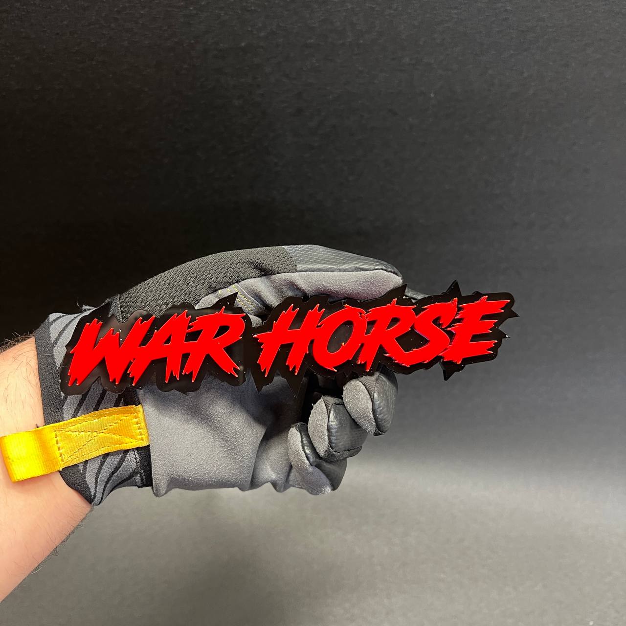 WAR HORSE custom automotive emblem for Bronco hood and side fender