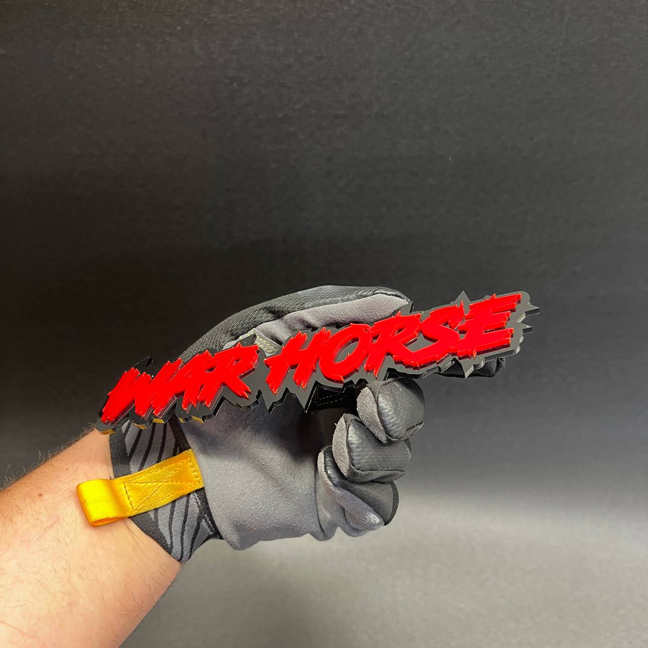 WAR HORSE automotive text emblem for custom car and truck styling