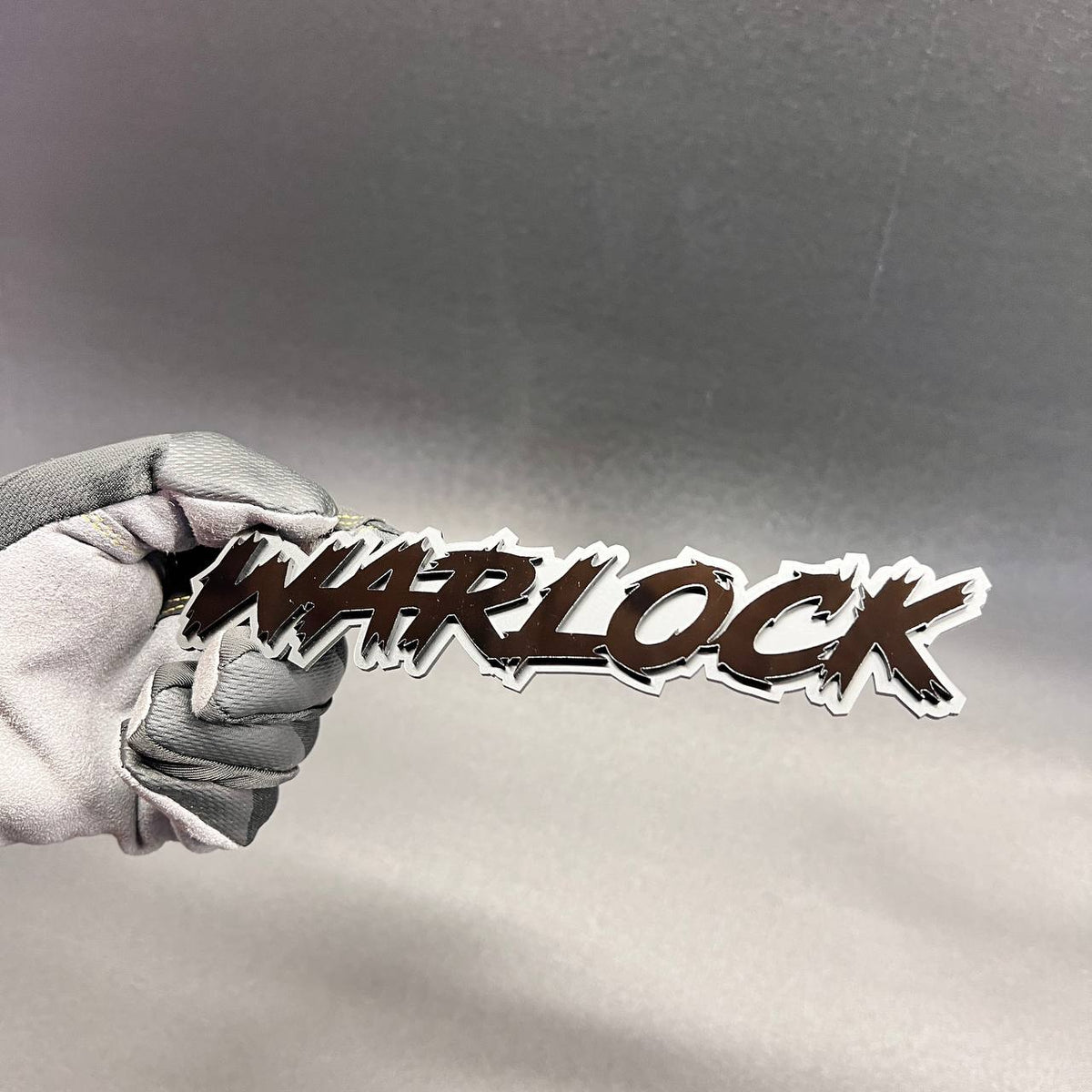 WARLOCK car emblem exterior badge for trucks, SUVs and custom vehicles