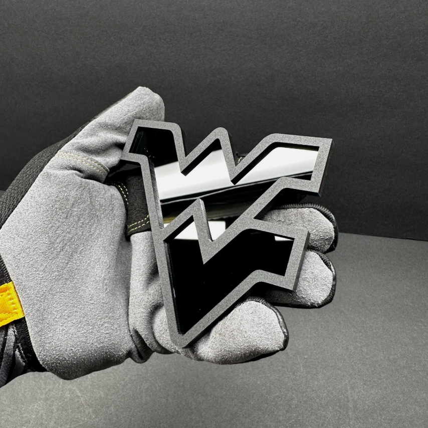 West Virginia WV vehicle badge for Dodge Ram Toyota Jeep Ford car and truck exterior