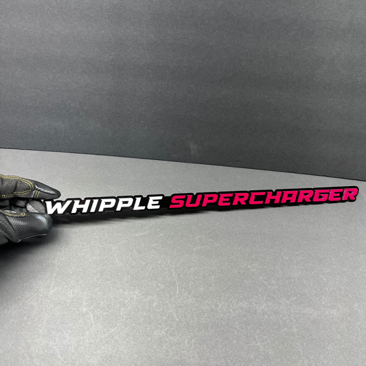 Whipple Supercharger Car Badge Fender Emblem for vehicle exterior styling