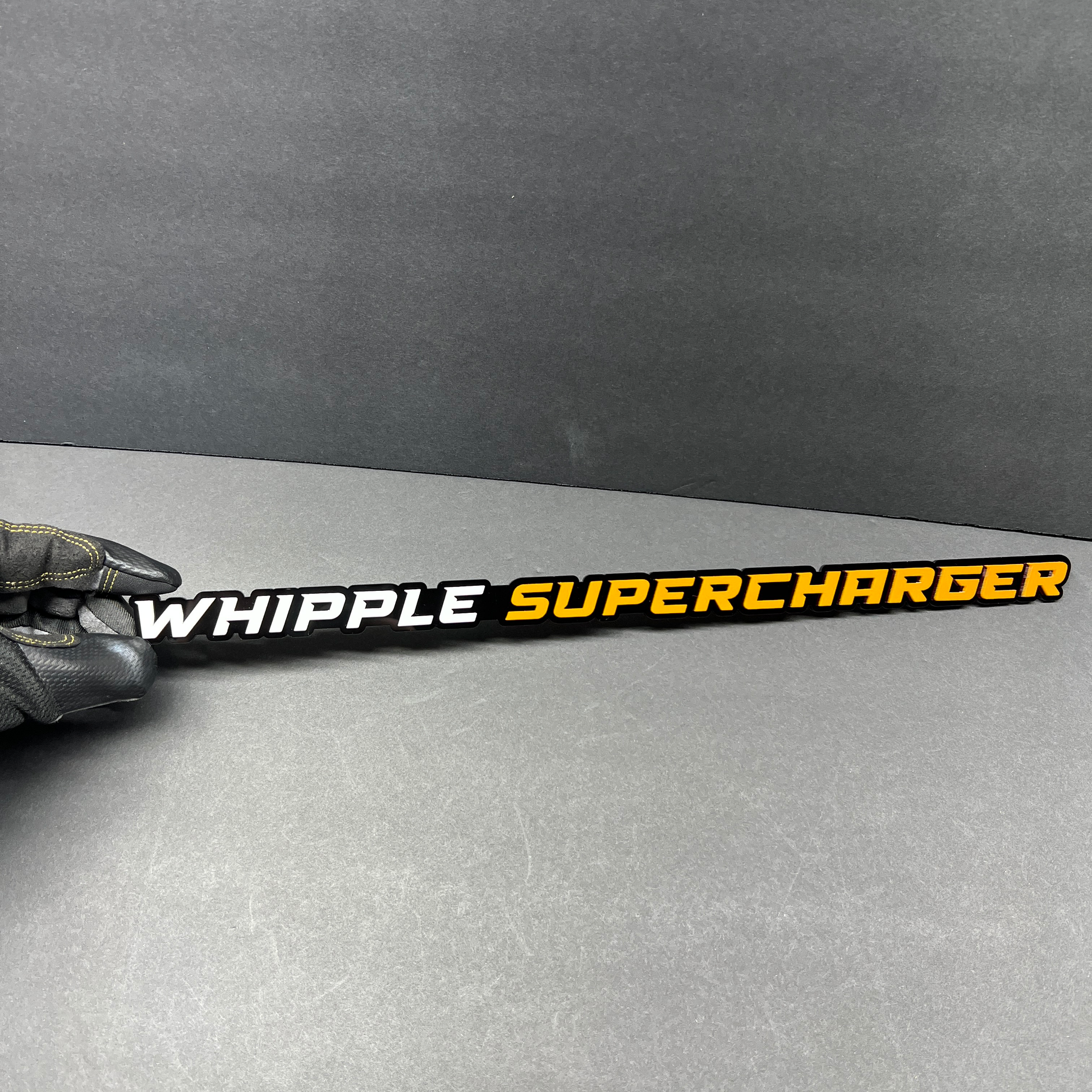 Whipple Supercharger performance badge for car or truck exterior