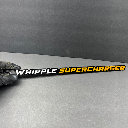 Whipple Supercharger performance badge for car or truck exterior