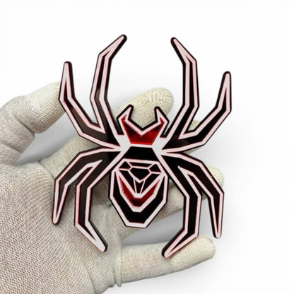 Spider Black Widow Car Badge Custom Acrylic 3D car Emblem Sport Off-road 4x4 Truck