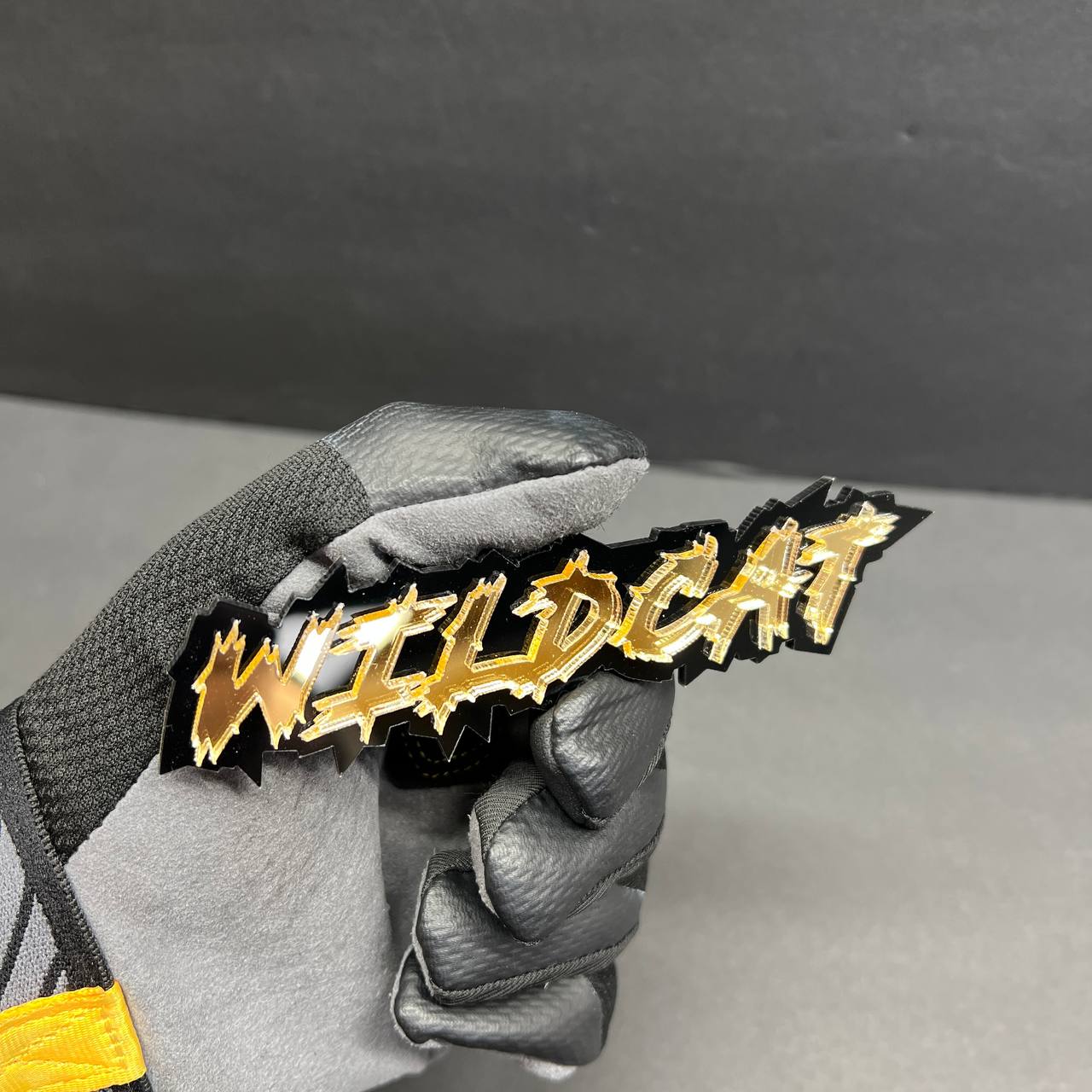 Wildcat dripping font car badge for truck fender and tailgate styling
