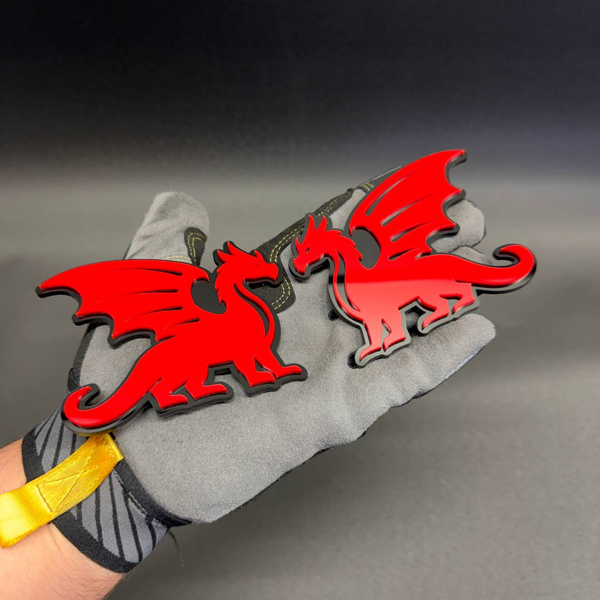 Winged dragon automotive badge for Ford Mustang F150 Bronco and custom vehicles