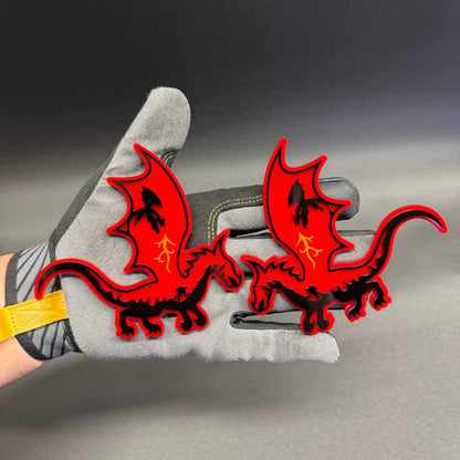 Dragon car badge fender emblem for Dodge Challenger Charger RAM and Jeep vehicles