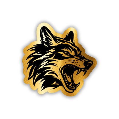Wolf truck badge fender emblem for custom pickup truck SUV and car exterior styling