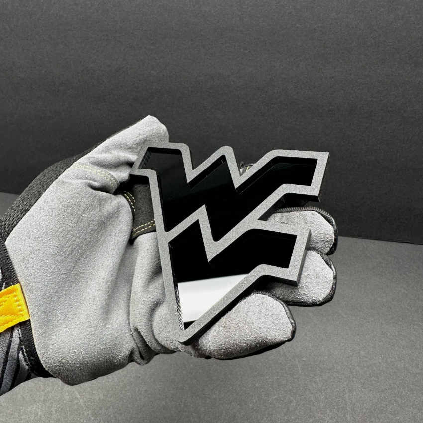 WV West Virginia automotive emblem badge for Chevy GMC Ford and pickup trucks