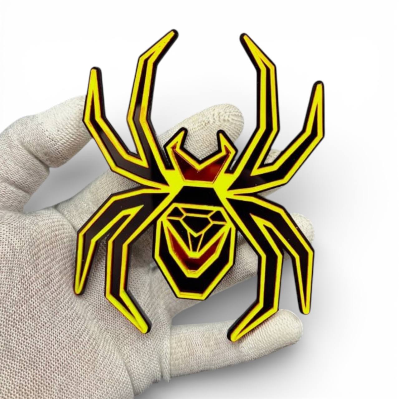Spider Black Widow Car Badge Custom Acrylic 3D car Emblem Sport Off-road 4x4 Truck