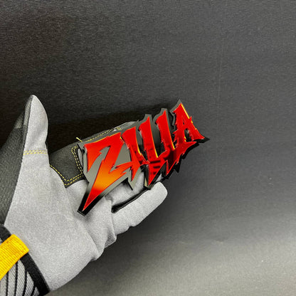 ZILLA truck exterior decal badge with aggressive custom style