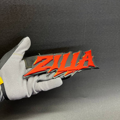 ZILLA tailgate badge for truck exterior styling