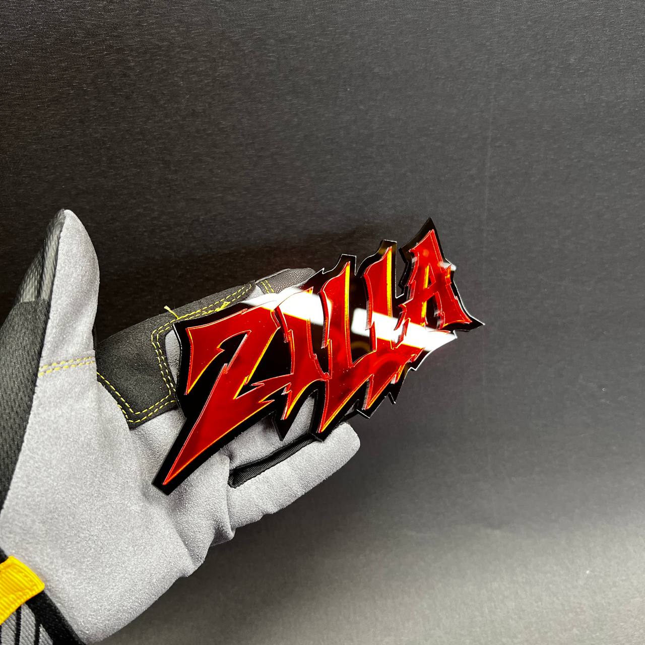 ZILLA SUV car exterior sticker badge in bold red design