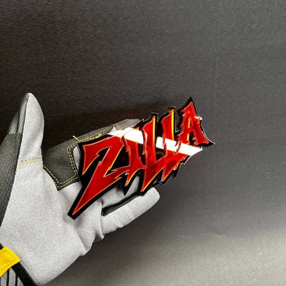 ZILLA SUV car exterior sticker badge in bold red design