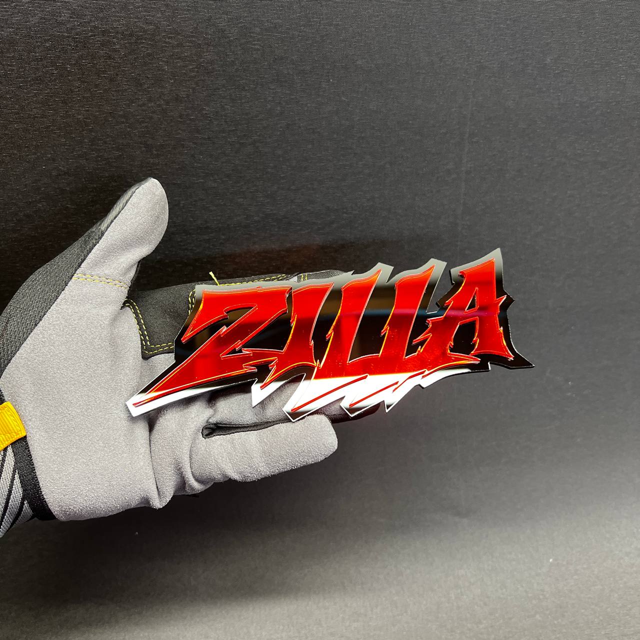 Custom ZILLA auto badge for fender tailgate or trunk