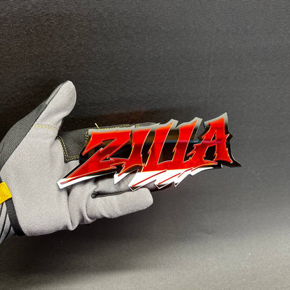 Custom ZILLA auto badge for fender tailgate or trunk