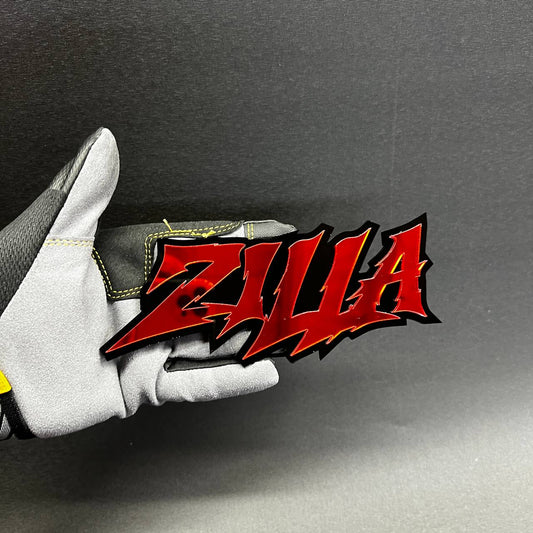 ZILLA performance style emblem for cars trucks and SUVs